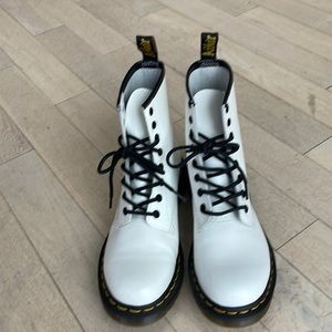 Doc Martens . Woman’s size 8 (US) . Worn once, excellent condition.